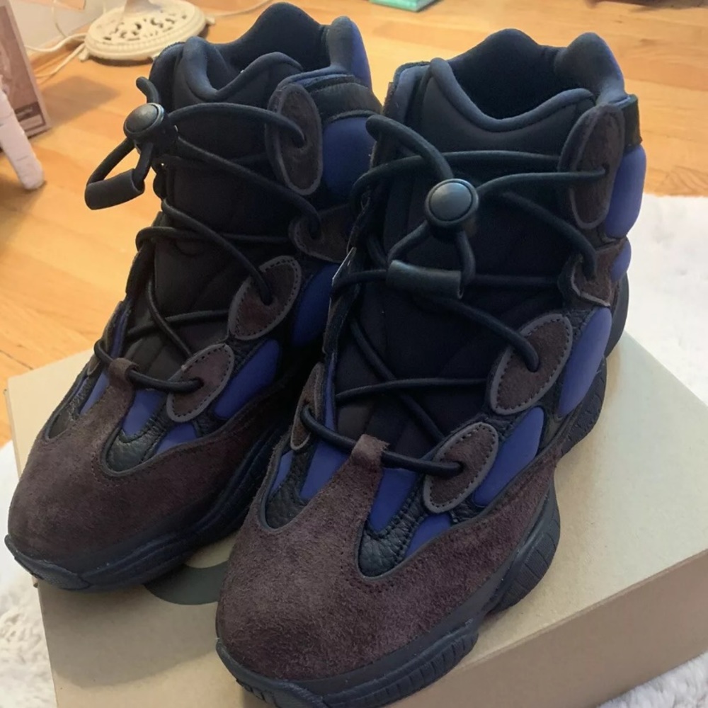 SOLD - adidas Yeezy High Tyrian Blue 500 - Picture 2 of 5